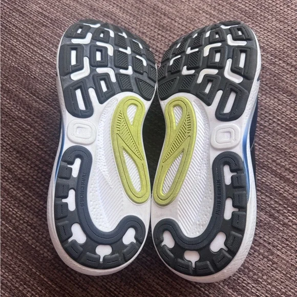 Men’s Brooks Adrenaline 24 Navy and White Running Shoes Size 13 - Picture 5 of 9